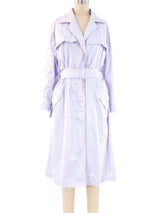 Issey Miyake Lavender Trench Coat Jacket arcadeshops.com