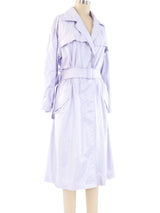 Issey Miyake Lavender Trench Coat Jacket arcadeshops.com