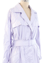 Issey Miyake Lavender Trench Coat Jacket arcadeshops.com