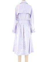 Issey Miyake Lavender Trench Coat Jacket arcadeshops.com