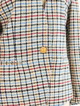 Christian Dior Plaid Tweed Jacket Jacket arcadeshops.com