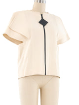 Pierre Cardin Sculptural Zip Front Jacket Jacket arcadeshops.com