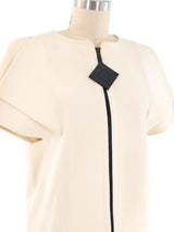 Pierre Cardin Sculptural Zip Front Jacket Jacket arcadeshops.com