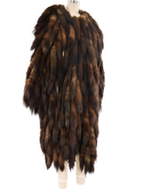 Adrienne Landau Fox Tail Fur Coat Outerwear arcadeshops.com