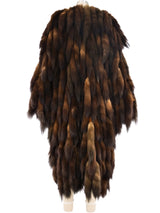 Adrienne Landau Fox Tail Fur Coat Outerwear arcadeshops.com