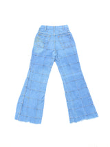 Patchwork Flared Denim 25x29 Bottom arcadeshops.com