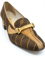 Gucci Monogram Canvas Loafer, 37.5 Accessory arcadeshops.com