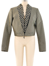 Haider Ackermann Graphic Pattern Cropped Jacket Jacket arcadeshops.com