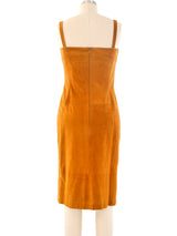 Escada Suede Bustier Dress Dress arcadeshops.com