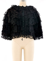 Scott Barrie Tiered Lace Jacket Jacket arcadeshops.com