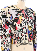 Kandinsky Inspired Sequin Jacket Jacket arcadeshops.com