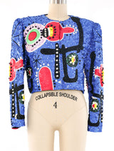 Miro Inspired Sequin Jacket Jacket arcadeshops.com