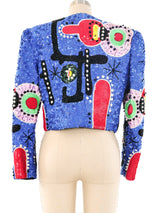 Miro Inspired Sequin Jacket Jacket arcadeshops.com