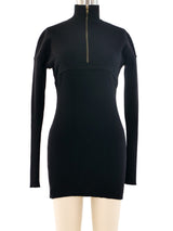 Alaia Rib Knit Mini Dress Dress arcadeshops.com
