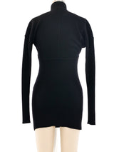 Alaia Rib Knit Mini Dress Dress arcadeshops.com