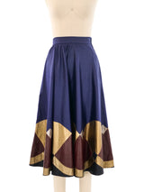 Leather Applique Circle Skirt Bottom arcadeshops.com