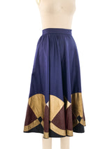 Leather Applique Circle Skirt Bottom arcadeshops.com