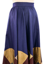 Leather Applique Circle Skirt Bottom arcadeshops.com