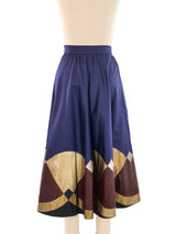 Leather Applique Circle Skirt Bottom arcadeshops.com