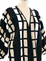Colorblock Ribbon Weave Jacket Jacket arcadeshops.com