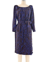 Yves Saint Laurent Zebra Printed Silk Ensemble Suit arcadeshops.com