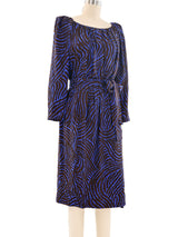 Yves Saint Laurent Zebra Printed Silk Ensemble Suit arcadeshops.com