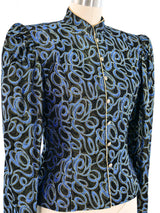 Guy Laroche Metallic Ribbon Jacket Jacket arcadeshops.com