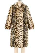 Faux Leopard Coat Outerwear arcadeshops.com