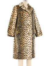 Faux Leopard Coat Outerwear arcadeshops.com