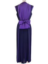 Christian Lacroix Amethyst Satin Jumpsuit Jumpsuit arcadeshops.com