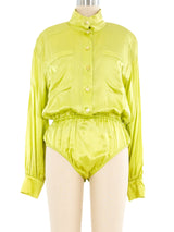 Escada Chartreuse Coat Ensemble Suit arcadeshops.com