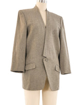 Issey Miyake Taupe Blazer Jacket arcadeshops.com
