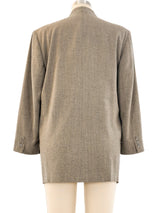 Issey Miyake Taupe Blazer Jacket arcadeshops.com