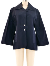 Isabel Toledo Silk Button Front Jacket Jacket arcadeshops.com