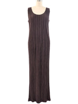 Issey Miyake Pleated Tank Maxi Dress Dress arcadeshops.com