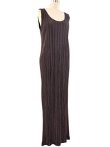 Issey Miyake Pleated Tank Maxi Dress Dress arcadeshops.com