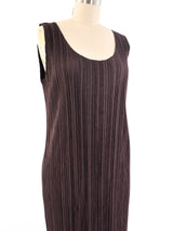 Issey Miyake Pleated Tank Maxi Dress Dress arcadeshops.com