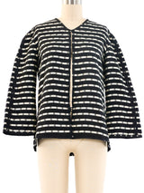 Yeohlee Metallic Stripe Patterned Jacket Jacket arcadeshops.com