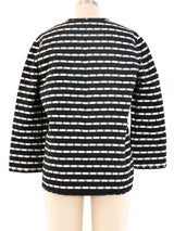 Yeohlee Metallic Stripe Patterned Jacket Jacket arcadeshops.com