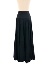 Miguel Adrover Pleated Wool Skirt Bottom arcadeshops.com