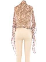 Vivienne Westwood Abstract Leopard Printed Scarf Accessory arcadeshops.com