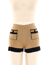 Fendi Trompe L'oeil Knit Shorts Bottom arcadeshops.com