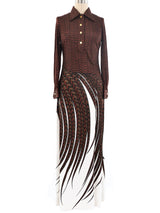 Roberta di Camerino Mixed Print Jersey Dress Dress arcadeshops.com