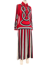 Roberta di Camerino Trompe L'oeil Printed Dress Dress arcadeshops.com