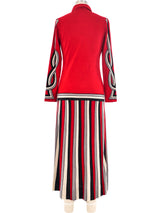 Roberta di Camerino Trompe L'oeil Printed Dress Dress arcadeshops.com