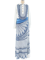 Roberta di Camerino Trompe L'oeil Printed Jersey Dress Dress arcadeshops.com