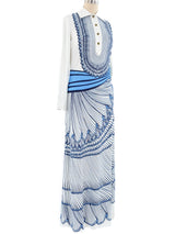 Roberta di Camerino Trompe L'oeil Printed Jersey Dress Dress arcadeshops.com