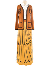 Roberta di Camerino Trompe L'oeil Printed Jersey Dress Dress arcadeshops.com