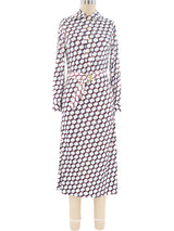 Roberta di Camerino Chain Print Jersey Dress Dress arcadeshops.com