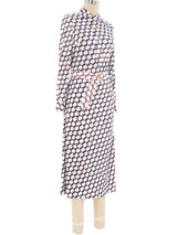 Roberta di Camerino Chain Print Jersey Dress Dress arcadeshops.com